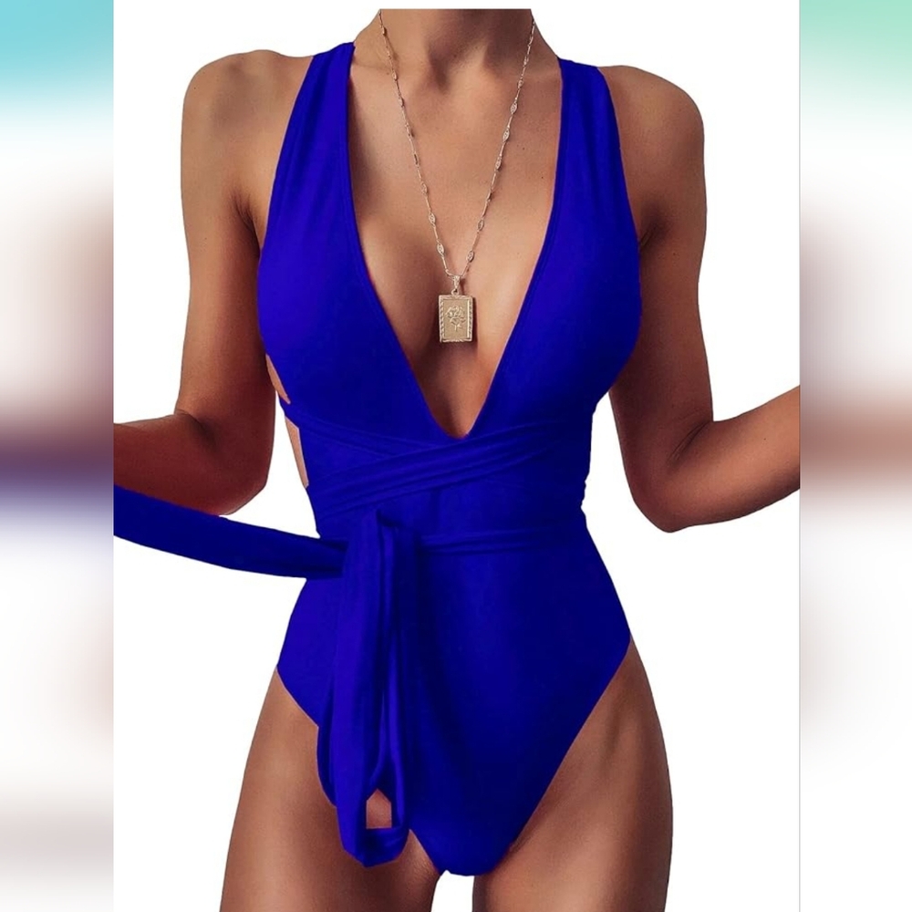 LILOSY Tie-Up Swimsuit